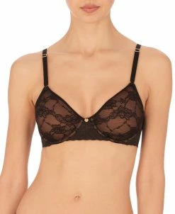 Bliss Allure Unlined Underwire Bra 16 Bliss Allure Unlined Underwire Bra -Natori Sales Shop Bliss Allure Unlined Underwire Bra Black Glow by Natori 17787.1657634073