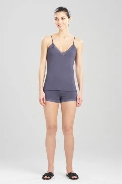 Bliss Cotton Cami 56 Bliss Cotton Cami -Natori Sales Shop Bliss Cotton Cami Ash Navy by Natori 2 78402.1682019941