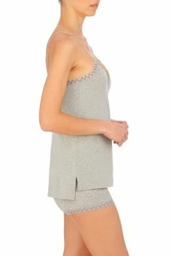 Bliss Cotton Cami 51 Bliss Cotton Cami -Natori Sales Shop Bliss Cotton Cami Bliss Cotton Short Lt Grey Heather by Natori 2 69382.1682018849