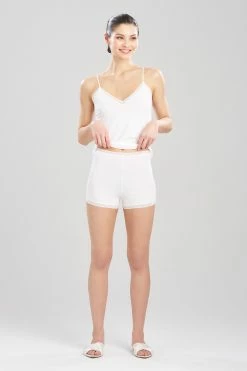 Bliss Cotton Shorts 36 Bliss Cotton Shorts -Natori Sales Shop Bliss Cotton Shorts White by Natori 2 50012.1682020879
