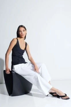 Bliss Essentials Tank -Natori Sales Shop Bliss Essentials Tank Black Bliss Essentials Pants White by Natori 93792.1678469702