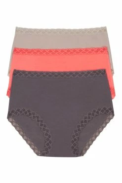 Bliss Full Brief 3 Pack -Natori Sales Shop Bliss Full Brief 3 Pack Marble Sunrise Anchor by Natori 00185.1649863755