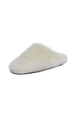 Bliss Genuine Shearling Slide -Natori Sales Shop Bliss Genuine Shearling Slide Champagne by Natori 50840.1673622123