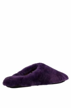 Bliss Genuine Shearling Slide -Natori Sales Shop Bliss Genuine Shearling Slide Violet by Natori 2 23303.1662040189