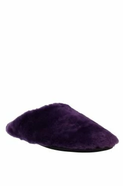 Bliss Genuine Shearling Slide -Natori Sales Shop Bliss Genuine Shearling Slide Violet by Natori 3 36243.1662040190