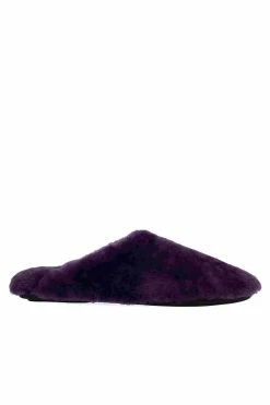 Bliss Genuine Shearling Slide -Natori Sales Shop Bliss Genuine Shearling Slide Violet by Natori 4 03770.1662040191