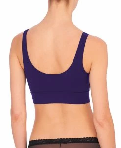 Bliss Flex Wireless Contour Bralette 23 Bliss Flex Wireless Contour Bralette -Natori Sales Shop Bliss Flex 723276 Wireless Contour Bralette NAVY BACK 95935.1669670194