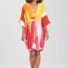 Bohol Embellished Short Silk Caftan
