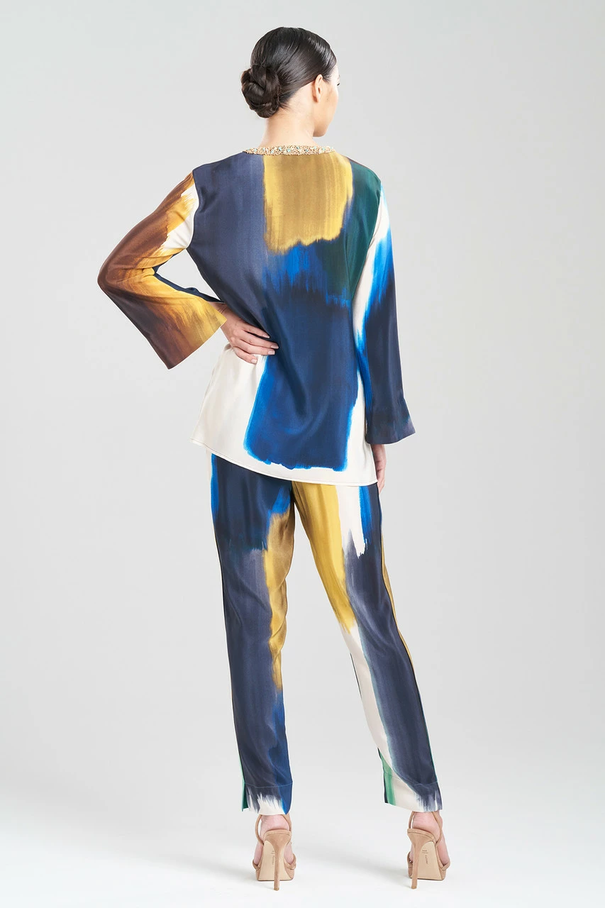 Bohol Embellished Silk Tunic Top 2 Bohol Embellished Silk Tunic Top - Image 2