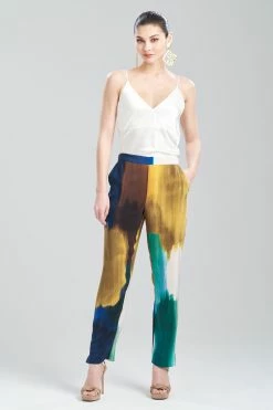 Bohol Silk Pants 6 Bohol Silk Pants -Natori Sales Shop Bohol Silk Pants Royal Multi by JN 13860.1675445865