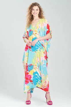 Bora Bora Caftan 8 Bora Bora Caftan -Natori Sales Shop Bora Bora Caftan Aqua Blue by N Natori 45274.1675378160