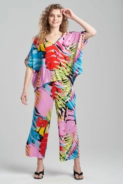 Bora Bora Caftan PJ 6 Bora Bora Caftan PJ -Natori Sales Shop Bora Bora Caftan PJ Pink Multi by N Natori 14443.1675377747