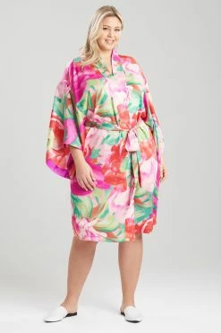 Botan Robe -Natori Sales Shop Botan Robe Fuchsia by Natori 3 79535.1645130798