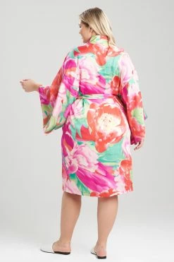 Botan Robe -Natori Sales Shop Botan Robe Fuchsia by Natori 4 62767.1645130799