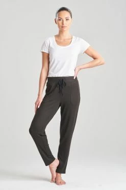 Brushed Hacci Pant 25 Brushed Hacci Pant -Natori Sales Shop Brushed Hacci Pant Black by Natori 2 44700.1682011237