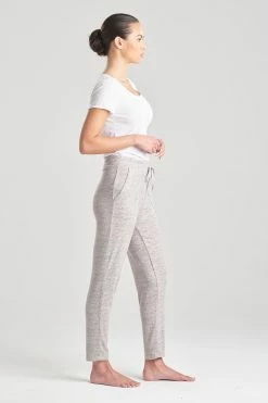 Brushed Hacci Pant 17 Brushed Hacci Pant -Natori Sales Shop Brushed Hacci Pant Heather Grey by Natori 3 06486.1682011215
