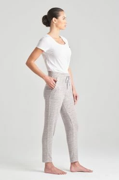 Brushed Hacci Pant 18 Brushed Hacci Pant -Natori Sales Shop Brushed Hacci Pant Heather Grey by Natori 4 33536.1682011216