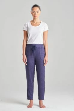 Brushed Hacci Pant 20 Brushed Hacci Pant -Natori Sales Shop Brushed Hacci Pant Heather Navy by Natori 2 54895.1682011226