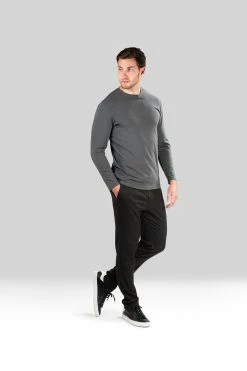 Buji Jersey Modal Crew Neck Tee 71 Buji Jersey Modal Crew Neck Tee -Natori Sales Shop Buji Jersey Modal Crew Neck Tee Volcanic Ash by Natori 2 80152.1634939046