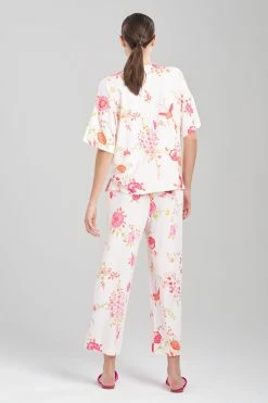 Butterfly Garden V-Neck PJ 7 Butterfly Garden V-Neck PJ -Natori Sales Shop Butterfly Garden V Neck PJ Pink Multi by N Natori 2 38327.1681498120