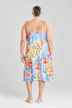 Camellia Gown -Natori Sales Shop Camellia Gown Blue Multi by N Natori 4 28533.1674679121