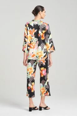 Camellia PJ -Natori Sales Shop Camellia PJ Black Multi by N Natori 2 38277.1674679663