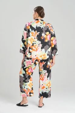Camellia PJ -Natori Sales Shop Camellia PJ Black Multi by N Natori 4 00001.1674679665