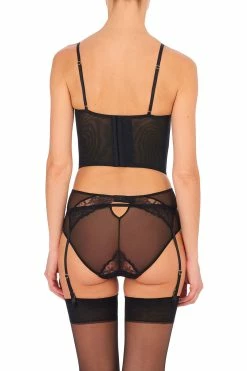 Chantilly Lace Bustier 31 Chantilly Lace Bustier -Natori Sales Shop Chantilly Bustier Chantilly Bikini Chantilly Garter Black Buff by Natori 3 59579.1665686886