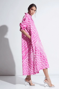 Chibana Getaway Long Sleepshirt 7 Chibana Getaway Long Sleepshirt -Natori Sales Shop Chibana Getaway Long Sleepshirt Hot Magenta Combo by Natori 00444.1675878947