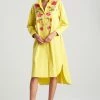 Chikayo Cotton Poplin Oversized Embroidered Shirtdress