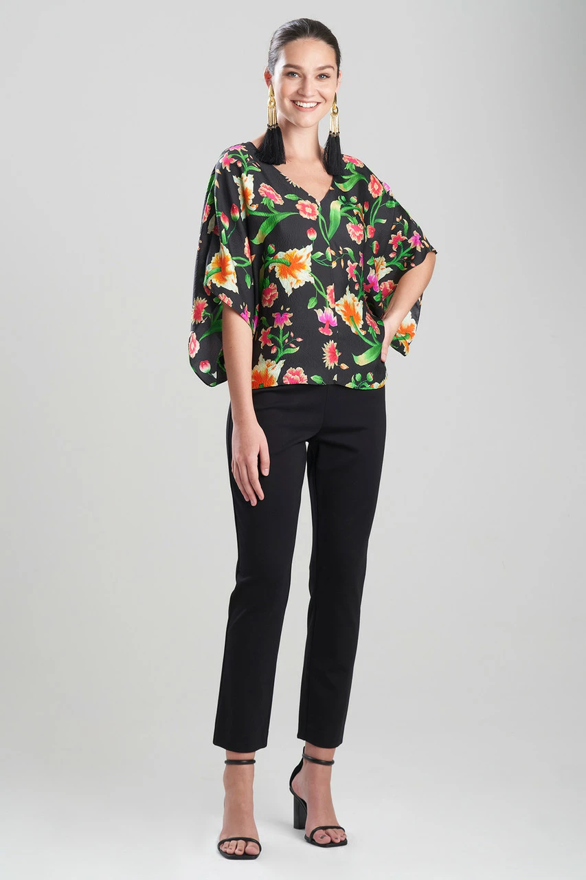 Chikayo-Obi Silk Kimono Top 1 Chikayo-Obi Silk Kimono Top