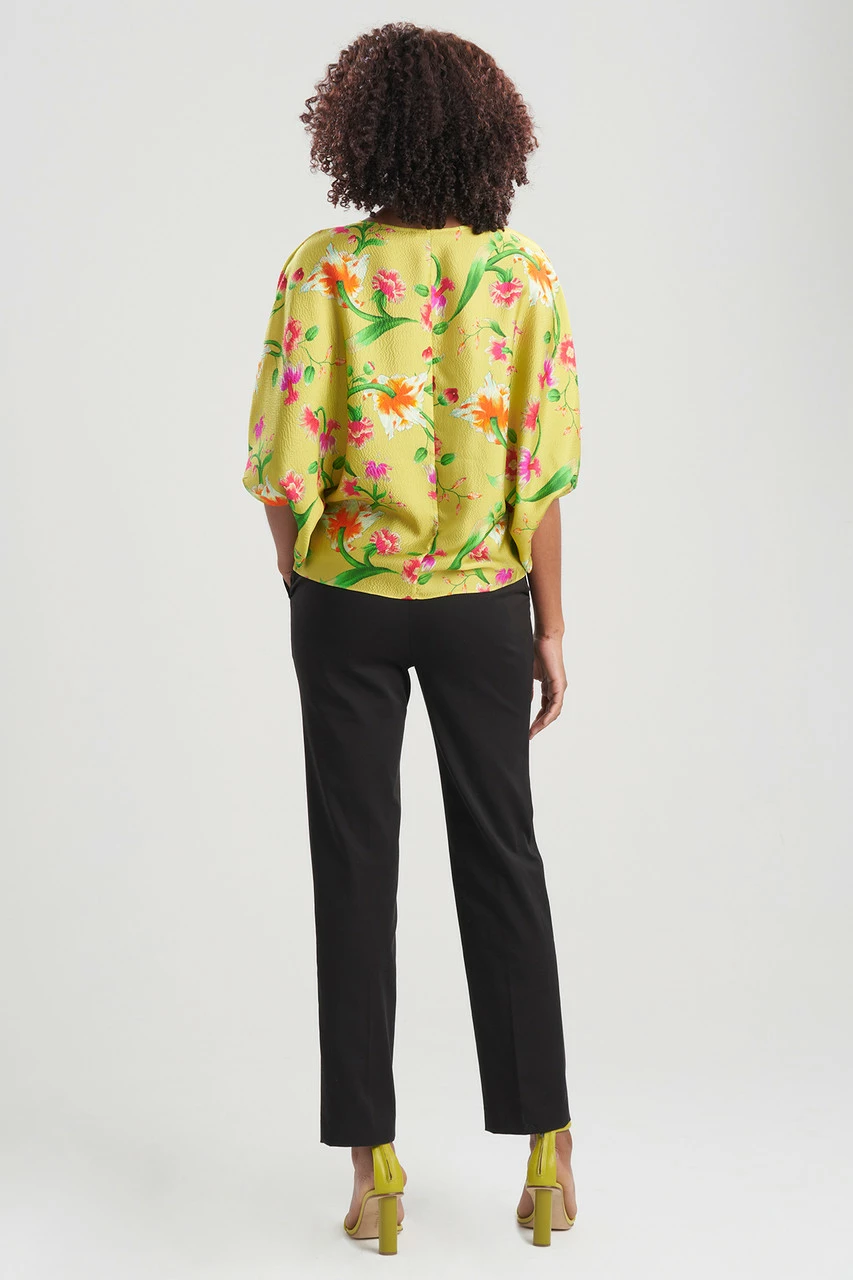 Chikayo-Obi Silk Kimono Top 4 Chikayo-Obi Silk Kimono Top - Image 4