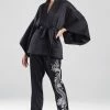 Chinoiserie Embroidery Silk Wrap