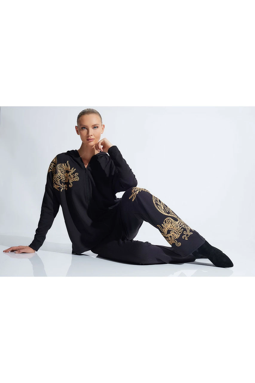 Cocoon Embroidered Dragon Hoodie 3 Cocoon Embroidered Dragon Hoodie - Image 3