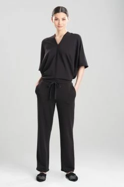 Cocoon Lounge Pants 8 Cocoon Lounge Pants -Natori Sales Shop Cocoon Lounge Pants Black by Natori 62293.1658955458