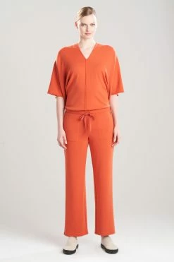 Cocoon Lounge Pants 10 Cocoon Lounge Pants -Natori Sales Shop Cocoon Lounge Pants Burnt Orange by Natori 36543.1658955466