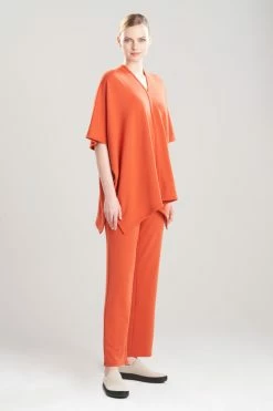 Cocoon Poncho Top -Natori Sales Shop Cocoon Poncho Top Burnt Orange by Natori 95901.1663015816