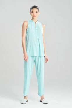 Congo Sleeveless PJ 22 Congo Sleeveless PJ -Natori Sales Shop Congo Sleeveless PJ Sea Blue by N Natori 52831.1675956852