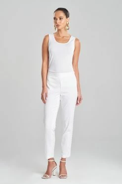 Cotton Chino Ankle Pants