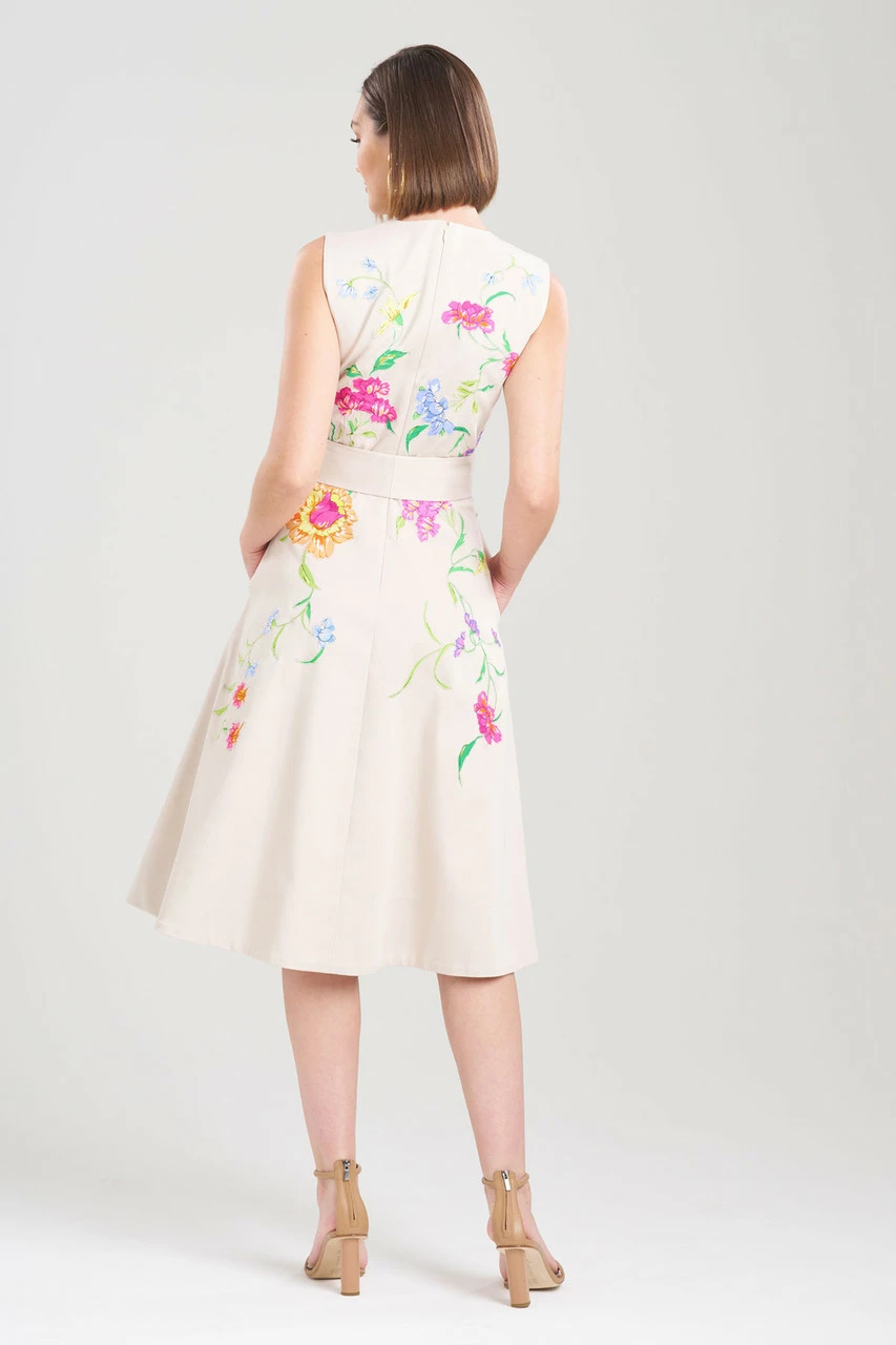 Cotton Chino Belted Dress 5 Cotton Chino Belted Dress - Image 5