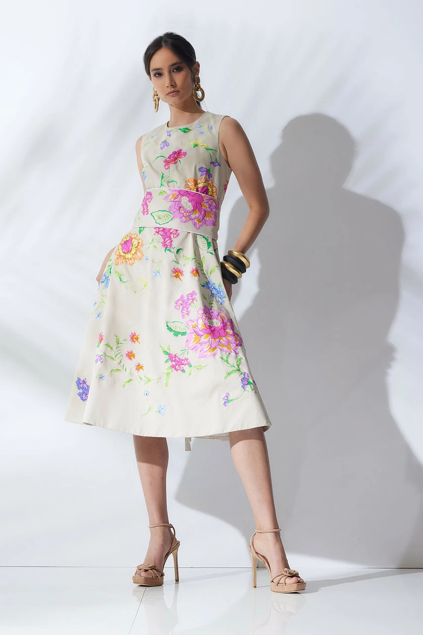 Cotton Chino Belted Dress 6 Cotton Chino Belted Dress - Image 6