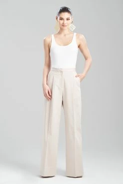 Cotton Chino Full Trouser Pants 16 Cotton Chino Full Trouser Pants -Natori Sales Shop Cotton Chino Full Trouser Pants Sand Taupe by Natori 21572.1674165265