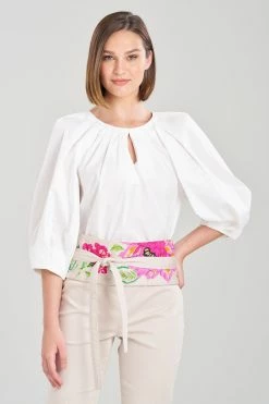 Cotton Chino Obi Belt -Natori Sales Shop Cotton Chino Obi Belt Sand Taupe by Natori 27721.1681497534