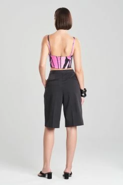 Cotton Chino Shorts 9 Cotton Chino Shorts -Natori Sales Shop Cotton Chino Shorts Black by Natori 2 54450.1675722165