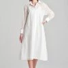 Cotton Eyelet Oversized Shirtdress