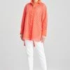 Cotton Eyelet Oversized Top