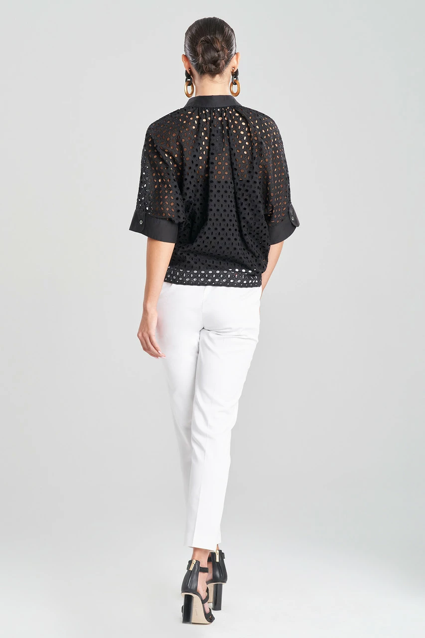 Cotton Eyelet Top 2 Cotton Eyelet Top - Image 2