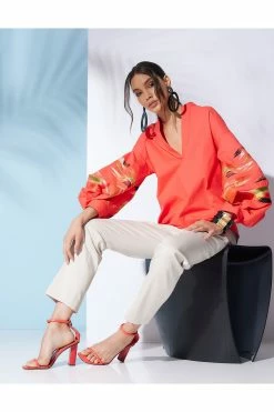 Cotton Chino Ankle Pants 30 Cotton Chino Ankle Pants -Natori Sales Shop Cotton Poplin Balloon One Shoulder Embriodery Top Coral Cotton Chino Ankle Pants Sand Taupe by Natori 40204.1671040923