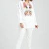 Cotton Poplin El Nido Embroidery Oversized Top