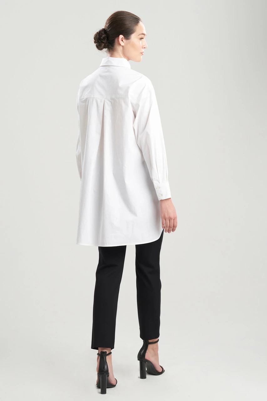 Cotton Poplin Oversized Half Placket Shirt 10 Cotton Poplin Oversized Half Placket Shirt - Image 10